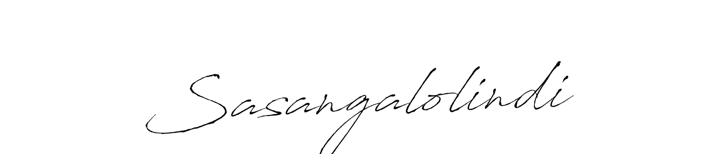 How to make Sasangalolindi signature? Antro_Vectra is a professional autograph style. Create handwritten signature for Sasangalolindi name. Sasangalolindi signature style 6 images and pictures png