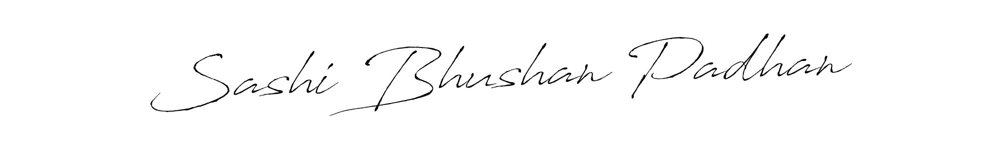 Make a beautiful signature design for name Sashi Bhushan Padhan. With this signature (Antro_Vectra) style, you can create a handwritten signature for free. Sashi Bhushan Padhan signature style 6 images and pictures png