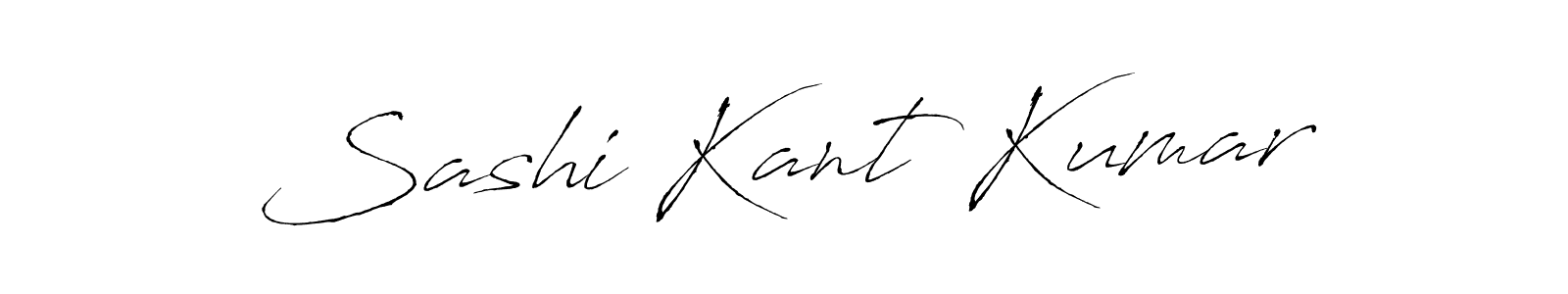 Create a beautiful signature design for name Sashi Kant Kumar. With this signature (Antro_Vectra) fonts, you can make a handwritten signature for free. Sashi Kant Kumar signature style 6 images and pictures png