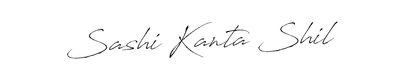 Design your own signature with our free online signature maker. With this signature software, you can create a handwritten (Antro_Vectra) signature for name Sashi Kanta Shil. Sashi Kanta Shil signature style 6 images and pictures png