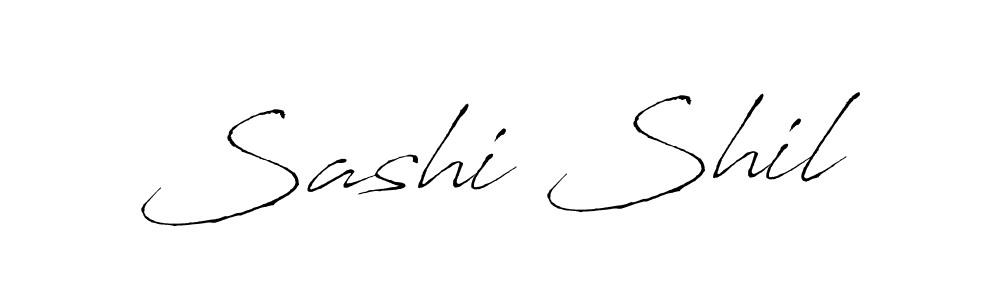 How to make Sashi Shil name signature. Use Antro_Vectra style for creating short signs online. This is the latest handwritten sign. Sashi Shil signature style 6 images and pictures png