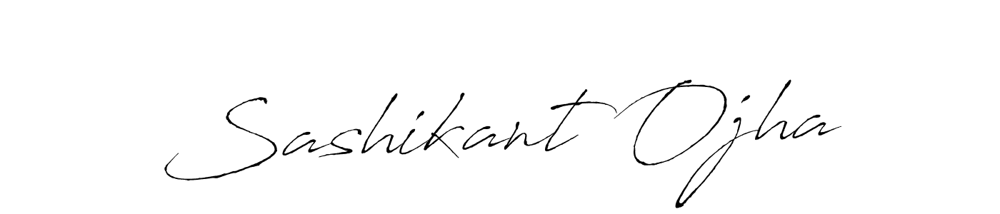 Make a beautiful signature design for name Sashikant Ojha. With this signature (Antro_Vectra) style, you can create a handwritten signature for free. Sashikant Ojha signature style 6 images and pictures png