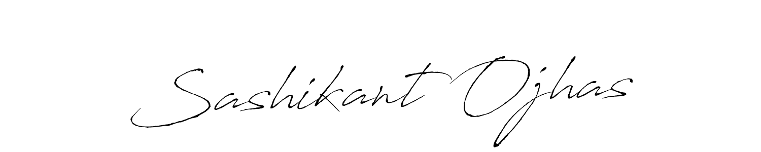 Design your own signature with our free online signature maker. With this signature software, you can create a handwritten (Antro_Vectra) signature for name Sashikant Ojhas. Sashikant Ojhas signature style 6 images and pictures png