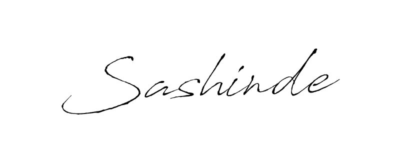 How to make Sashinde signature? Antro_Vectra is a professional autograph style. Create handwritten signature for Sashinde name. Sashinde signature style 6 images and pictures png