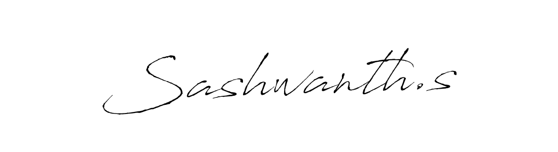 You should practise on your own different ways (Antro_Vectra) to write your name (Sashwanth.s) in signature. don't let someone else do it for you. Sashwanth.s signature style 6 images and pictures png