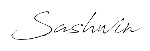 Achieve flawless digital penmanship with Sashwin name in Antro_Vectra font. The perfect tool for creating online signatures. Sashwin signature style 6 images and pictures png