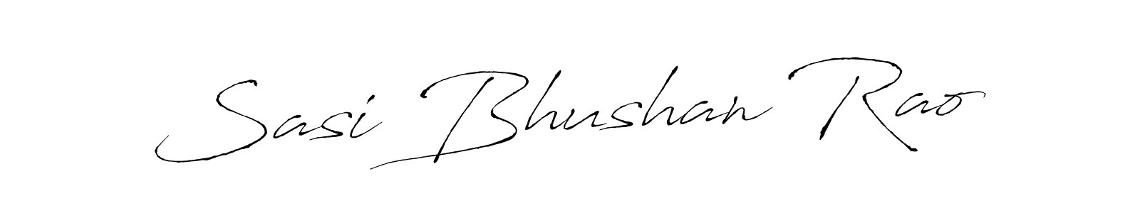 The best way (Antro_Vectra) to make a short signature is to pick only two or three words in your name. The name Sasi Bhushan Rao include a total of six letters. For converting this name. Sasi Bhushan Rao signature style 6 images and pictures png