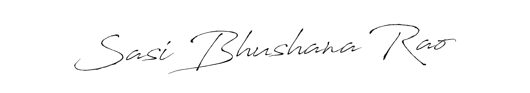 How to make Sasi Bhushana Rao signature? Antro_Vectra is a professional autograph style. Create handwritten signature for Sasi Bhushana Rao name. Sasi Bhushana Rao signature style 6 images and pictures png