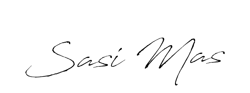 Make a beautiful signature design for name Sasi Mas. With this signature (Antro_Vectra) style, you can create a handwritten signature for free. Sasi Mas signature style 6 images and pictures png