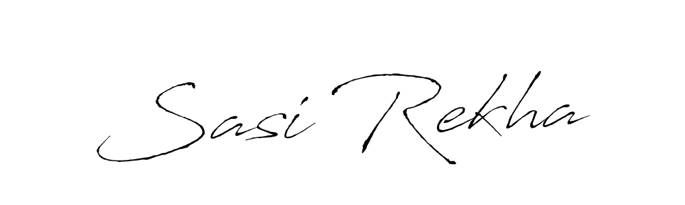 Make a beautiful signature design for name Sasi Rekha. With this signature (Antro_Vectra) style, you can create a handwritten signature for free. Sasi Rekha signature style 6 images and pictures png