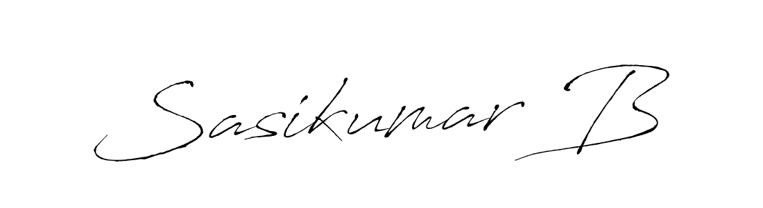 This is the best signature style for the Sasikumar B name. Also you like these signature font (Antro_Vectra). Mix name signature. Sasikumar B signature style 6 images and pictures png