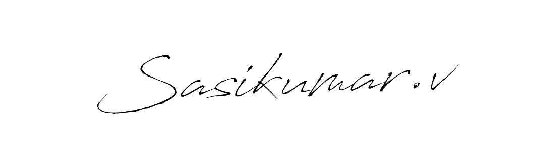 You should practise on your own different ways (Antro_Vectra) to write your name (Sasikumar.v) in signature. don't let someone else do it for you. Sasikumar.v signature style 6 images and pictures png