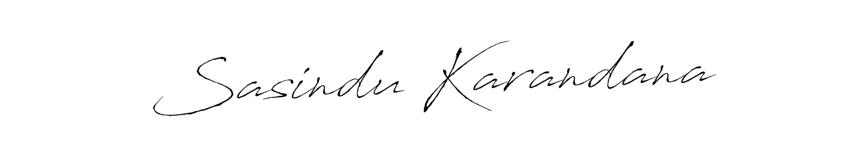 Sasindu Karandana stylish signature style. Best Handwritten Sign (Antro_Vectra) for my name. Handwritten Signature Collection Ideas for my name Sasindu Karandana. Sasindu Karandana signature style 6 images and pictures png
