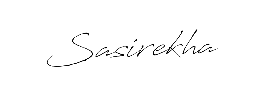 Create a beautiful signature design for name Sasirekha. With this signature (Antro_Vectra) fonts, you can make a handwritten signature for free. Sasirekha signature style 6 images and pictures png