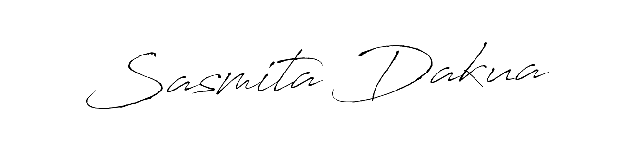 Create a beautiful signature design for name Sasmita Dakua. With this signature (Antro_Vectra) fonts, you can make a handwritten signature for free. Sasmita Dakua signature style 6 images and pictures png