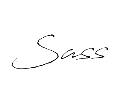 Create a beautiful signature design for name Sass. With this signature (Antro_Vectra) fonts, you can make a handwritten signature for free. Sass signature style 6 images and pictures png