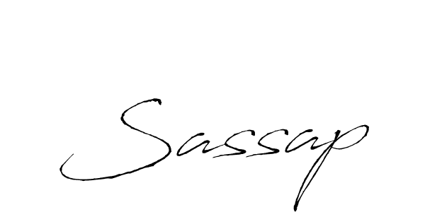 Make a beautiful signature design for name Sassap. With this signature (Antro_Vectra) style, you can create a handwritten signature for free. Sassap signature style 6 images and pictures png