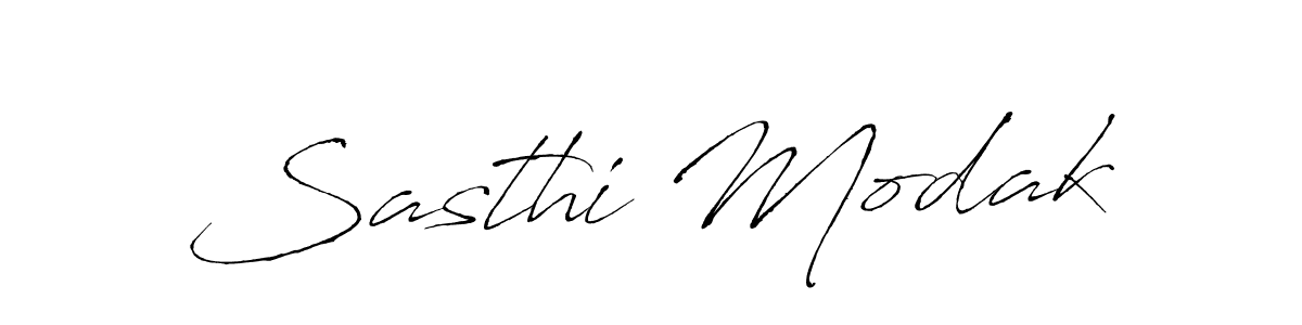 Use a signature maker to create a handwritten signature online. With this signature software, you can design (Antro_Vectra) your own signature for name Sasthi Modak. Sasthi Modak signature style 6 images and pictures png