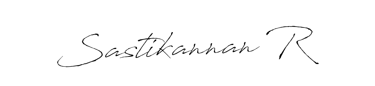 Similarly Antro_Vectra is the best handwritten signature design. Signature creator online .You can use it as an online autograph creator for name Sastikannan R. Sastikannan R signature style 6 images and pictures png