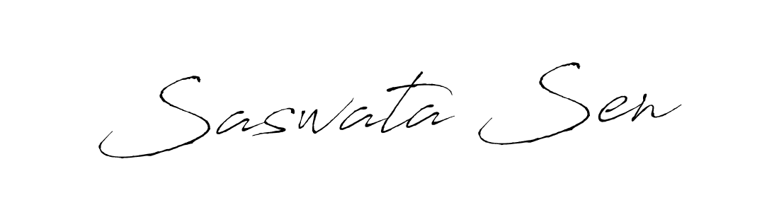 Make a beautiful signature design for name Saswata Sen. With this signature (Antro_Vectra) style, you can create a handwritten signature for free. Saswata Sen signature style 6 images and pictures png