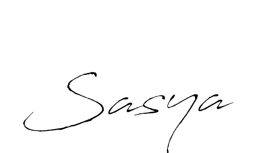 Make a beautiful signature design for name Sasya. With this signature (Antro_Vectra) style, you can create a handwritten signature for free. Sasya signature style 6 images and pictures png