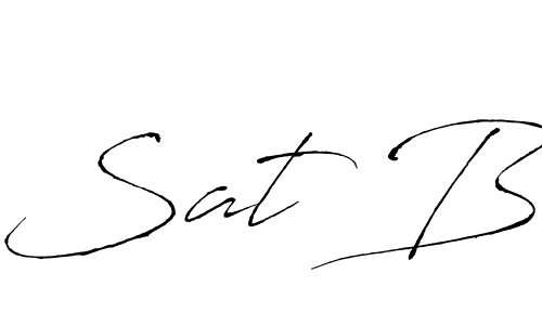 Design your own signature with our free online signature maker. With this signature software, you can create a handwritten (Antro_Vectra) signature for name Sat B. Sat B signature style 6 images and pictures png