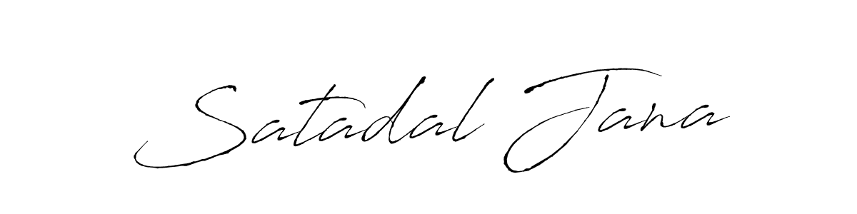 Make a beautiful signature design for name Satadal Jana. Use this online signature maker to create a handwritten signature for free. Satadal Jana signature style 6 images and pictures png