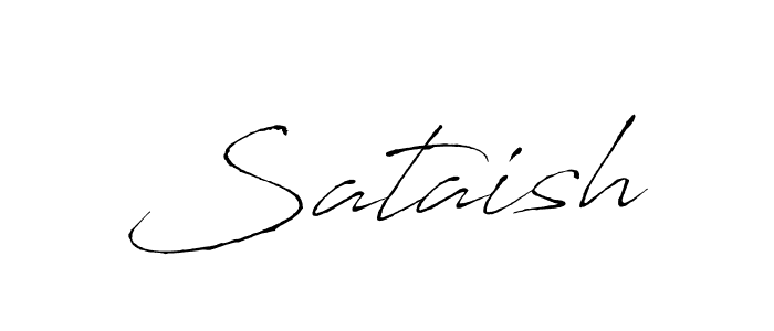 if you are searching for the best signature style for your name Sataish. so please give up your signature search. here we have designed multiple signature styles  using Antro_Vectra. Sataish signature style 6 images and pictures png