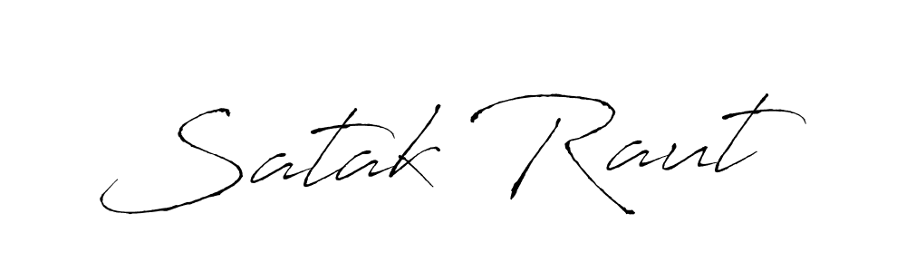 Make a beautiful signature design for name Satak Raut. Use this online signature maker to create a handwritten signature for free. Satak Raut signature style 6 images and pictures png