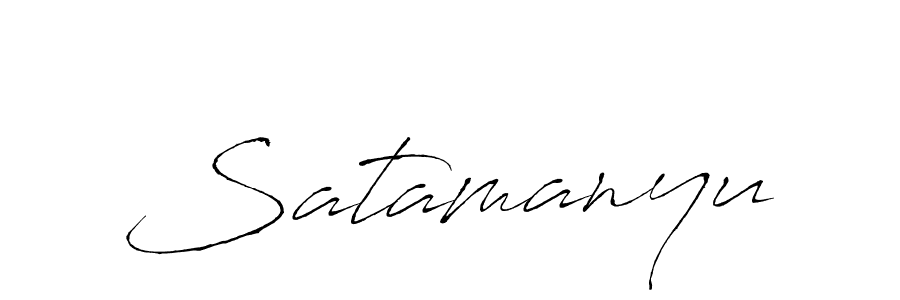 How to make Satamanyu signature? Antro_Vectra is a professional autograph style. Create handwritten signature for Satamanyu name. Satamanyu signature style 6 images and pictures png