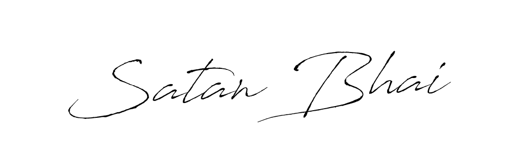 How to make Satan Bhai name signature. Use Antro_Vectra style for creating short signs online. This is the latest handwritten sign. Satan Bhai signature style 6 images and pictures png