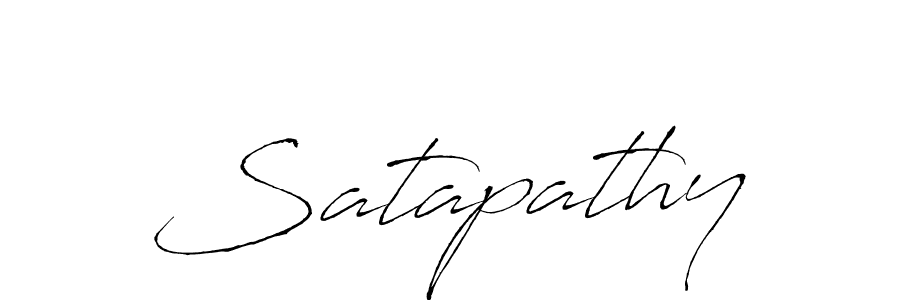 Use a signature maker to create a handwritten signature online. With this signature software, you can design (Antro_Vectra) your own signature for name Satapathy. Satapathy signature style 6 images and pictures png