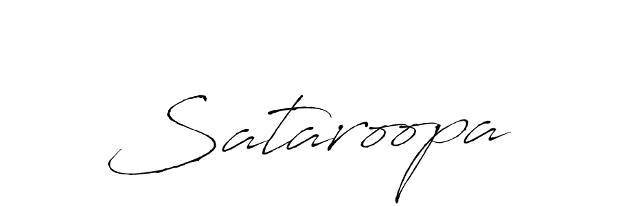 Design your own signature with our free online signature maker. With this signature software, you can create a handwritten (Antro_Vectra) signature for name Sataroopa. Sataroopa signature style 6 images and pictures png