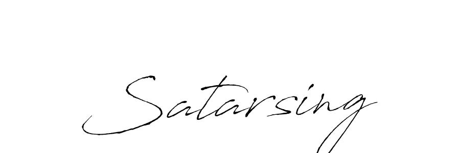 How to make Satarsing signature? Antro_Vectra is a professional autograph style. Create handwritten signature for Satarsing name. Satarsing signature style 6 images and pictures png