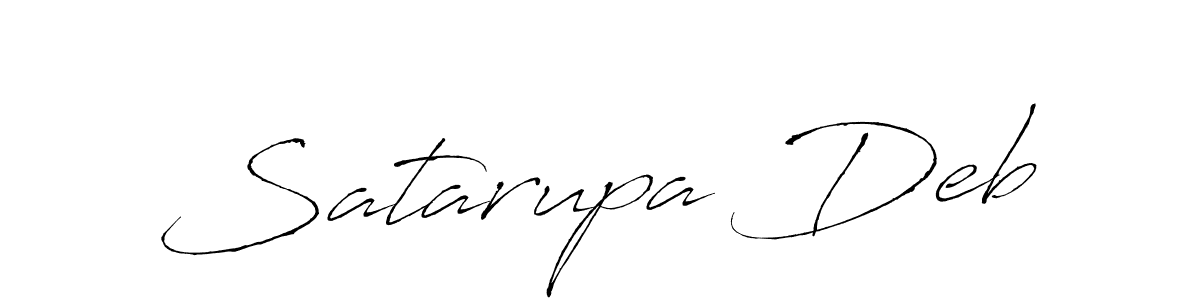 The best way (Antro_Vectra) to make a short signature is to pick only two or three words in your name. The name Satarupa Deb include a total of six letters. For converting this name. Satarupa Deb signature style 6 images and pictures png