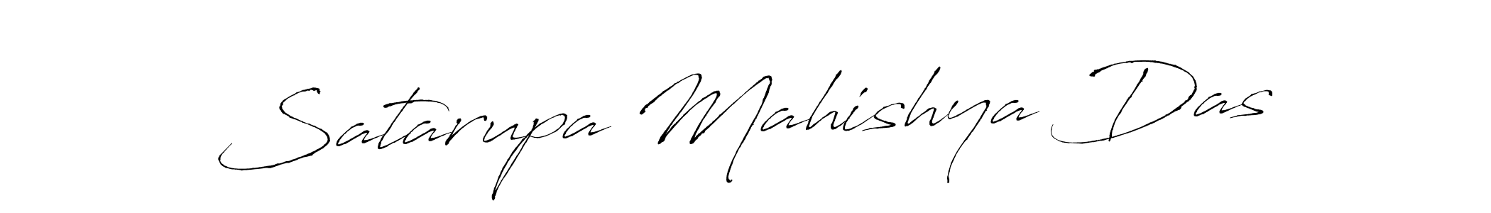 How to make Satarupa Mahishya Das name signature. Use Antro_Vectra style for creating short signs online. This is the latest handwritten sign. Satarupa Mahishya Das signature style 6 images and pictures png