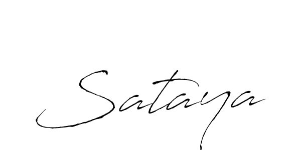 Sataya stylish signature style. Best Handwritten Sign (Antro_Vectra) for my name. Handwritten Signature Collection Ideas for my name Sataya. Sataya signature style 6 images and pictures png