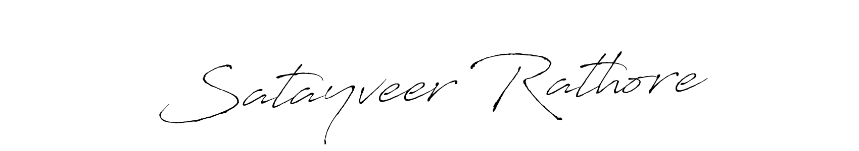 Make a beautiful signature design for name Satayveer Rathore. Use this online signature maker to create a handwritten signature for free. Satayveer Rathore signature style 6 images and pictures png