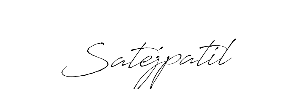 if you are searching for the best signature style for your name Satejpatil. so please give up your signature search. here we have designed multiple signature styles  using Antro_Vectra. Satejpatil signature style 6 images and pictures png