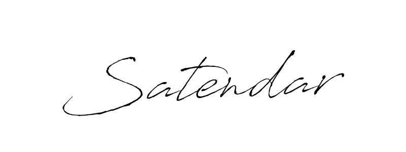 Satendar stylish signature style. Best Handwritten Sign (Antro_Vectra) for my name. Handwritten Signature Collection Ideas for my name Satendar. Satendar signature style 6 images and pictures png