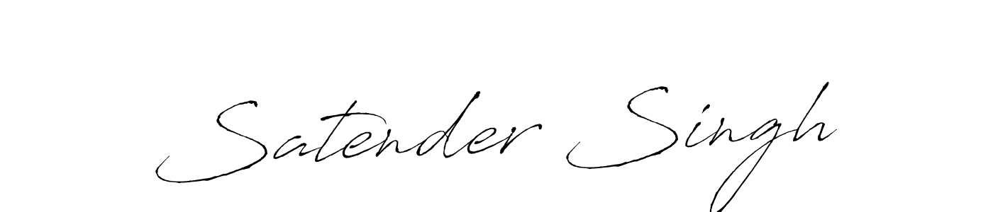 This is the best signature style for the Satender Singh name. Also you like these signature font (Antro_Vectra). Mix name signature. Satender Singh signature style 6 images and pictures png