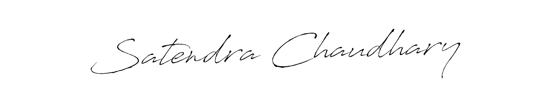 Satendra Chaudhary stylish signature style. Best Handwritten Sign (Antro_Vectra) for my name. Handwritten Signature Collection Ideas for my name Satendra Chaudhary. Satendra Chaudhary signature style 6 images and pictures png