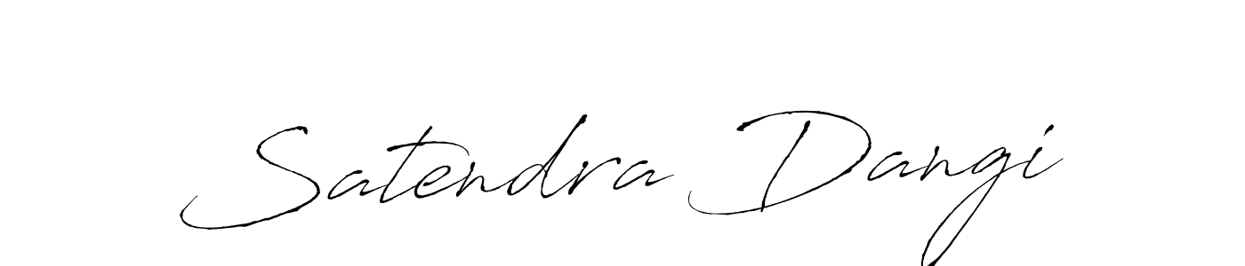 How to make Satendra Dangi signature? Antro_Vectra is a professional autograph style. Create handwritten signature for Satendra Dangi name. Satendra Dangi signature style 6 images and pictures png