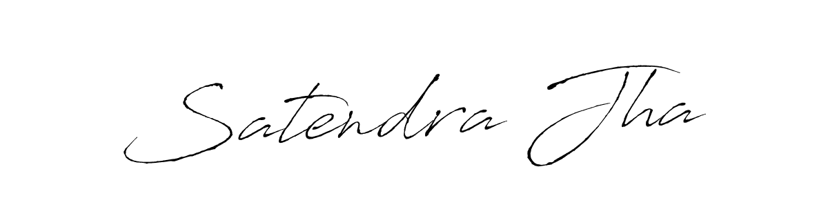 Also You can easily find your signature by using the search form. We will create Satendra Jha name handwritten signature images for you free of cost using Antro_Vectra sign style. Satendra Jha signature style 6 images and pictures png