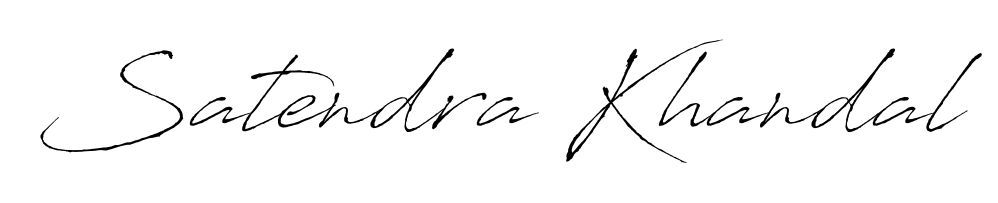 Make your name Satendra Khandal memorable on every contract using Antro_Vectra autograph style. Instant transparent background export available. Satendra Khandal signature style 6 images and pictures png
