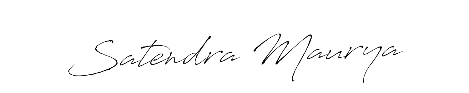 Create a beautiful signature design for name Satendra Maurya. With this signature (Antro_Vectra) fonts, you can make a handwritten signature for free. Satendra Maurya signature style 6 images and pictures png