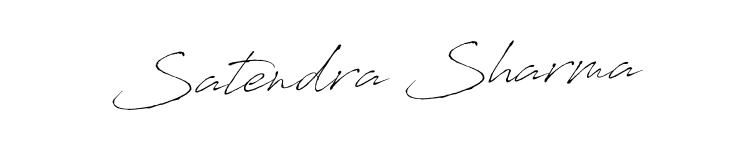 Satendra Sharma stylish signature style. Best Handwritten Sign (Antro_Vectra) for my name. Handwritten Signature Collection Ideas for my name Satendra Sharma. Satendra Sharma signature style 6 images and pictures png