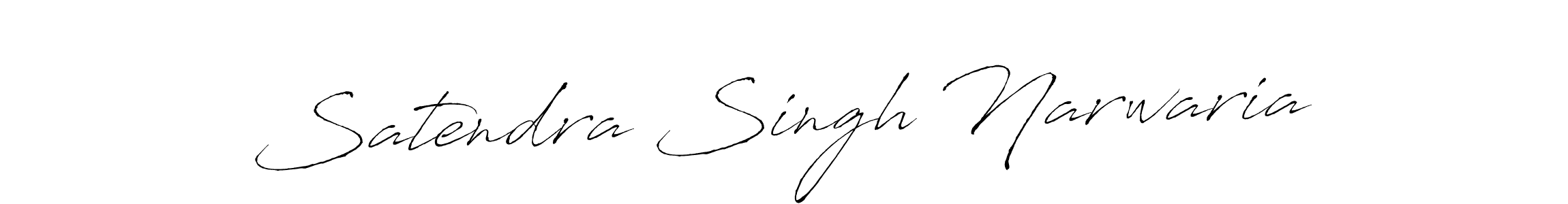 Create a beautiful signature design for name Satendra Singh Narwaria. With this signature (Antro_Vectra) fonts, you can make a handwritten signature for free. Satendra Singh Narwaria signature style 6 images and pictures png