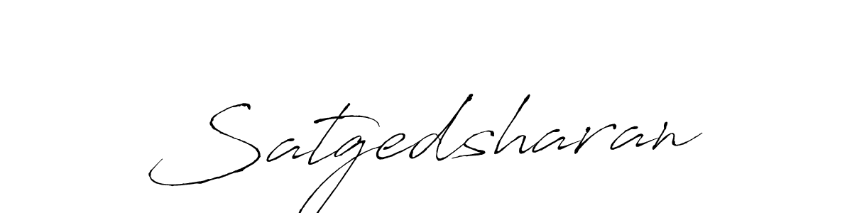 The best way (Antro_Vectra) to make a short signature is to pick only two or three words in your name. The name Satgedsharan include a total of six letters. For converting this name. Satgedsharan signature style 6 images and pictures png