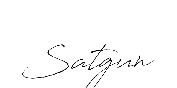 The best way (Antro_Vectra) to make a short signature is to pick only two or three words in your name. The name Satgun include a total of six letters. For converting this name. Satgun signature style 6 images and pictures png